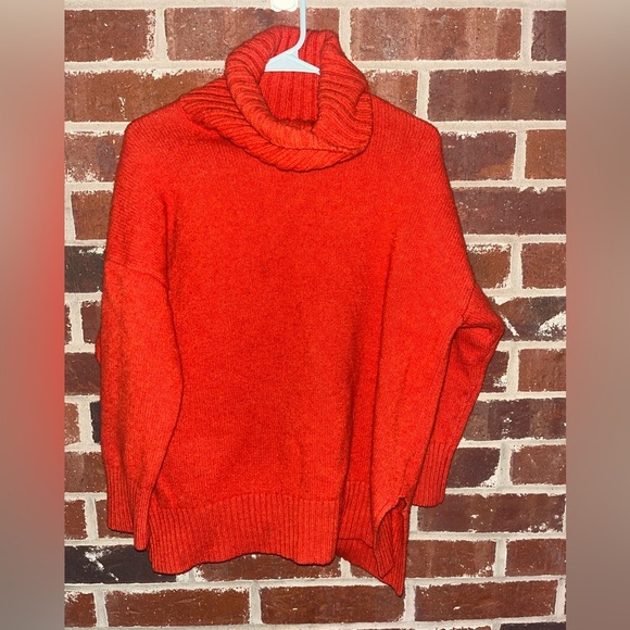 Polo Ralph Lauren Cashmere Wool Oversized Warm Turtleneck Sweater Sz Small - Picture 2 of 10